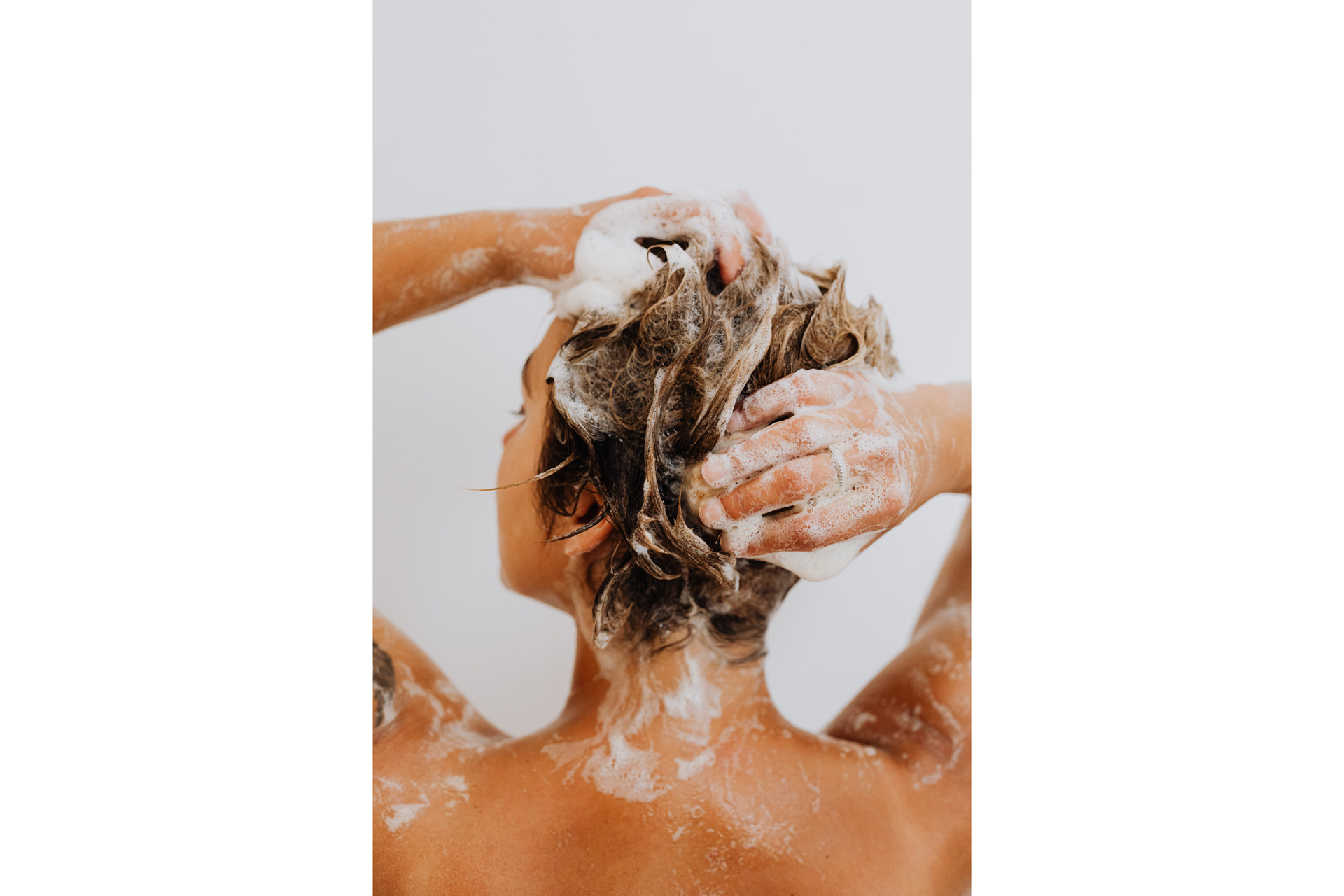 Washing hair