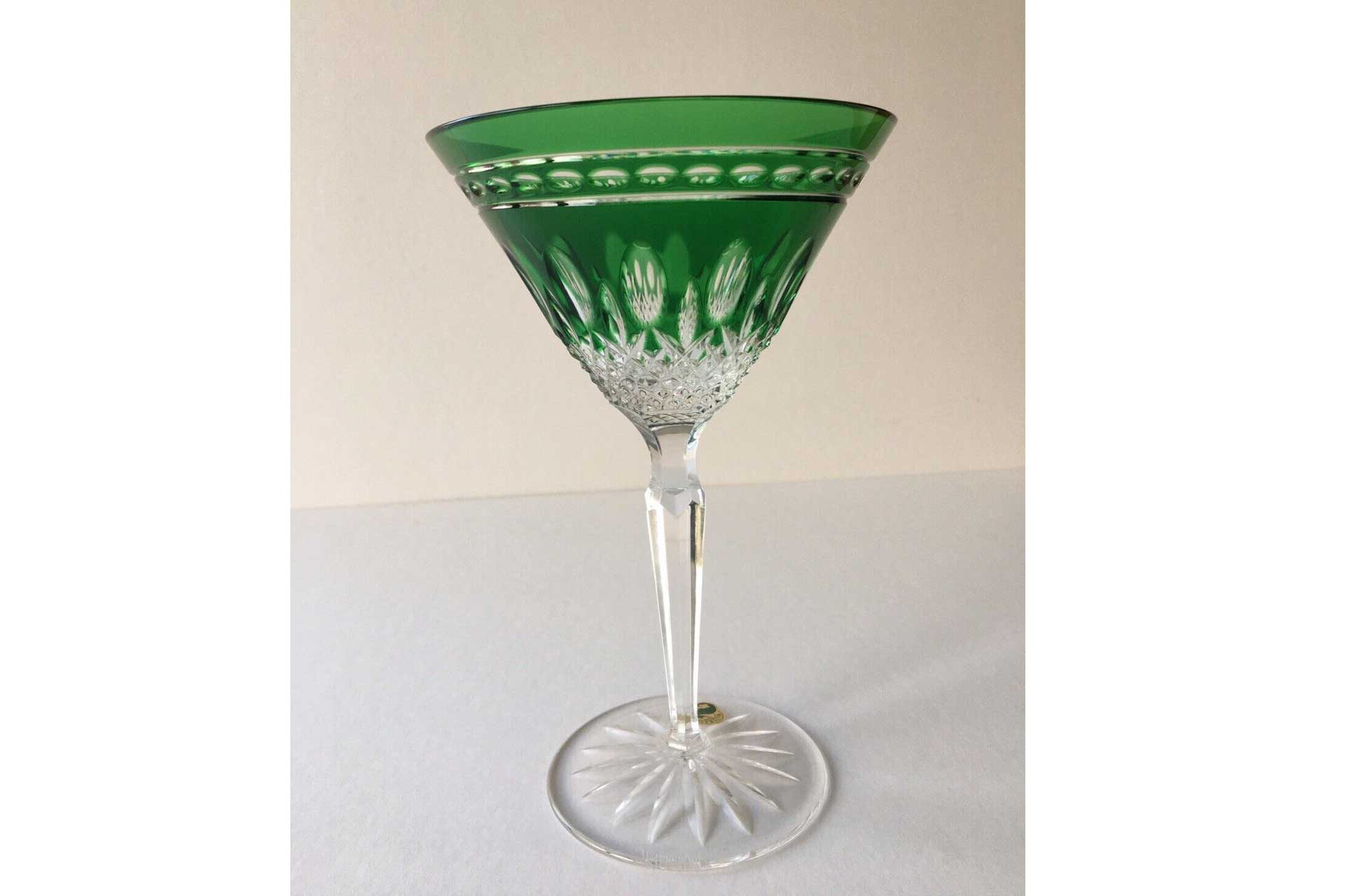 Waterford Clarendon Emerald Green Martini/ Cocktail Glass