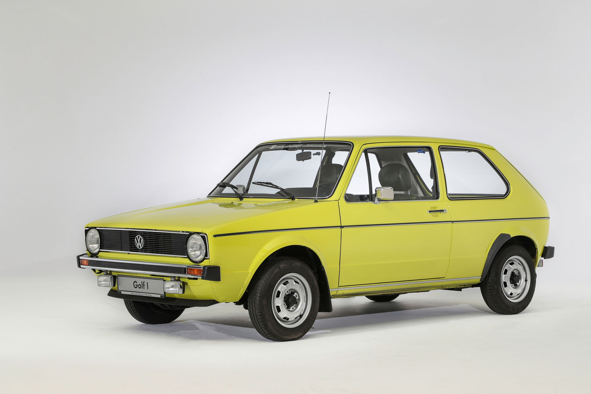 Yellow 1974 Volkswagen Golf