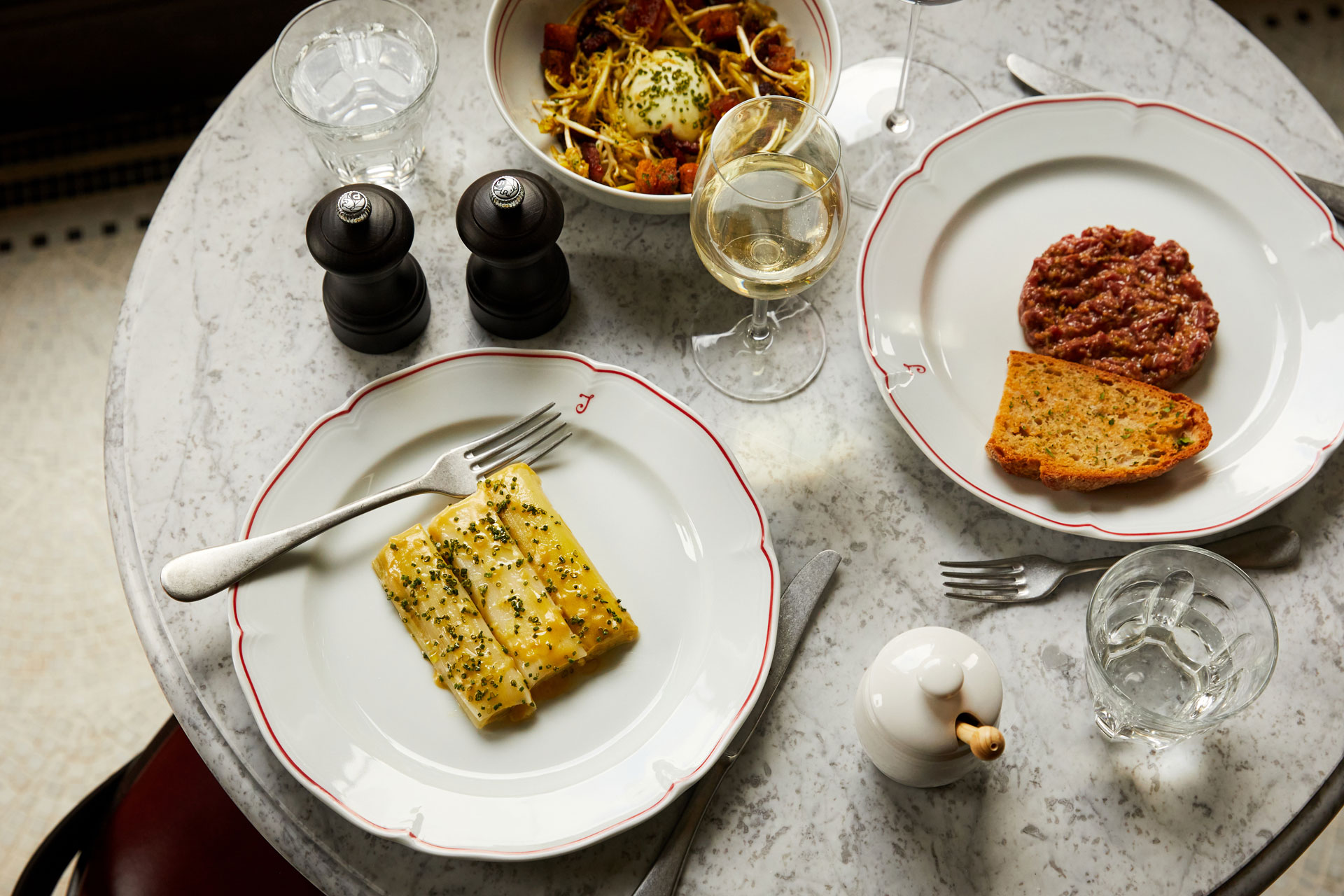 Food at Josephine restaurant in London
