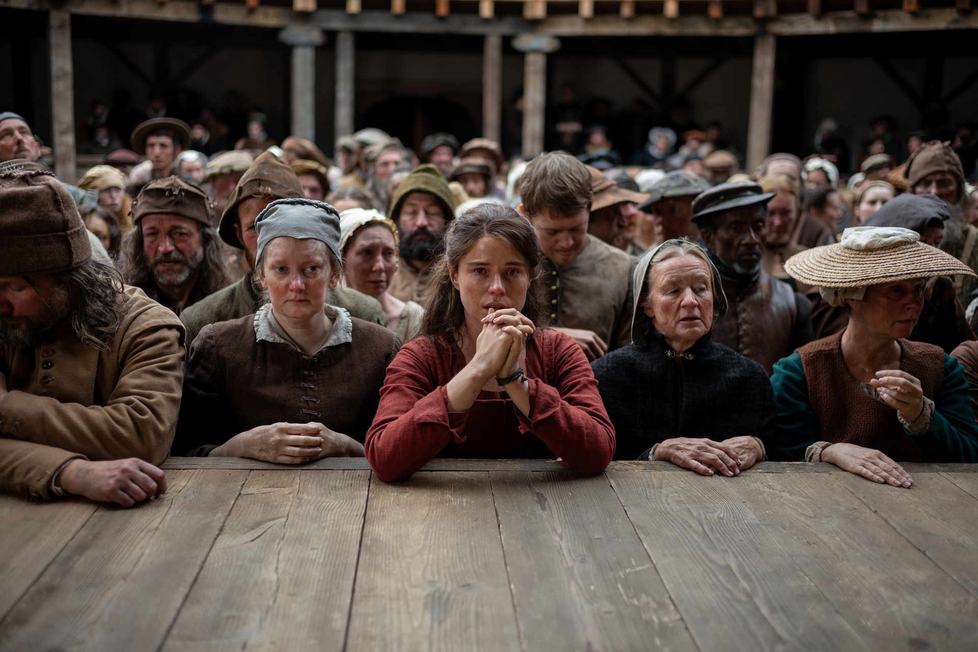 Jessie Buckley stars as Agnes and Joe Alwyn as Bartholomew