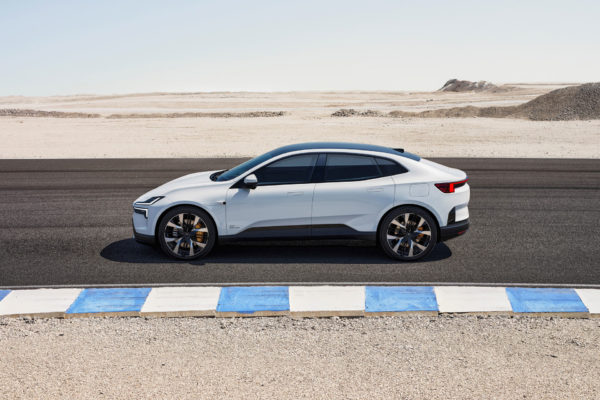 Polestar 4 on the road