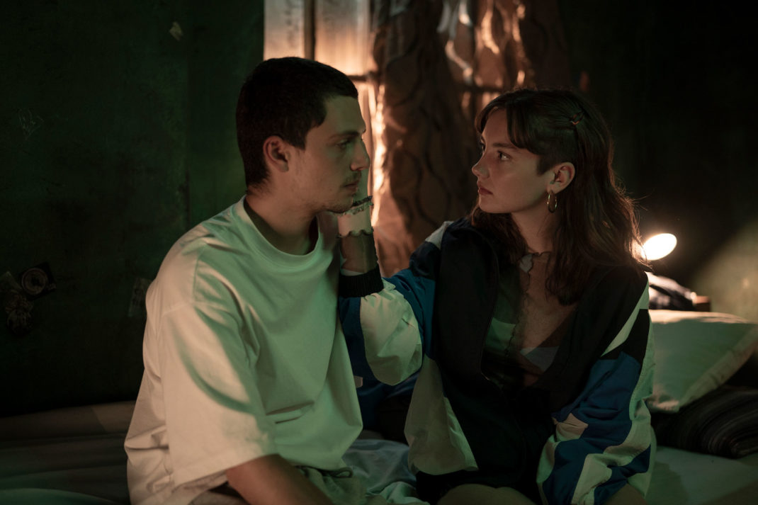 Luca Kamleh-Chapman and Eva Morgan in The Gathering