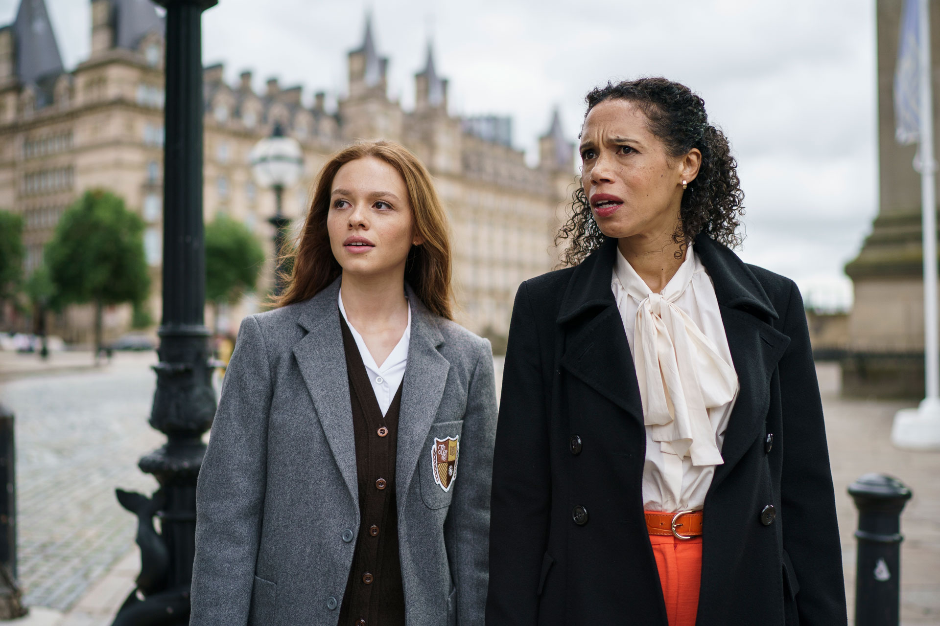 Teenage student and her mother in Merseyside, in 'The Gathering'