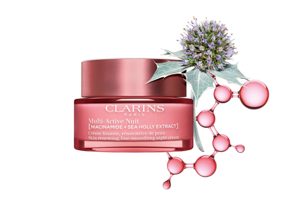 Pink tub with plant and pink chemical illustration