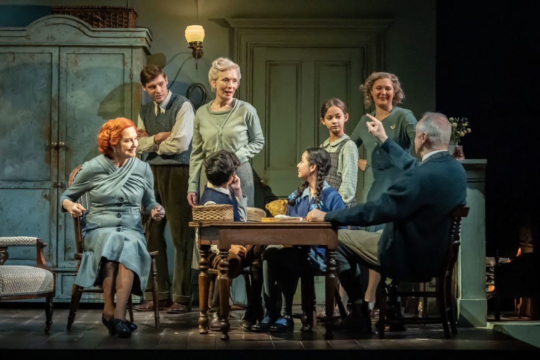 The cast of Dear Octopus onstage at the National Theatre