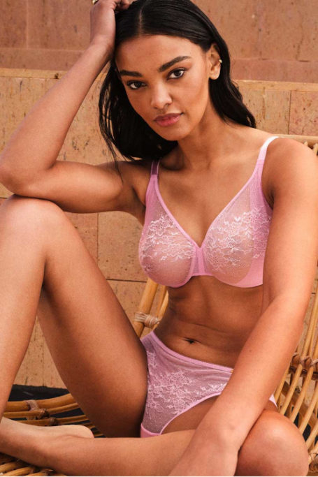 Model in British lingerie brand Gossard