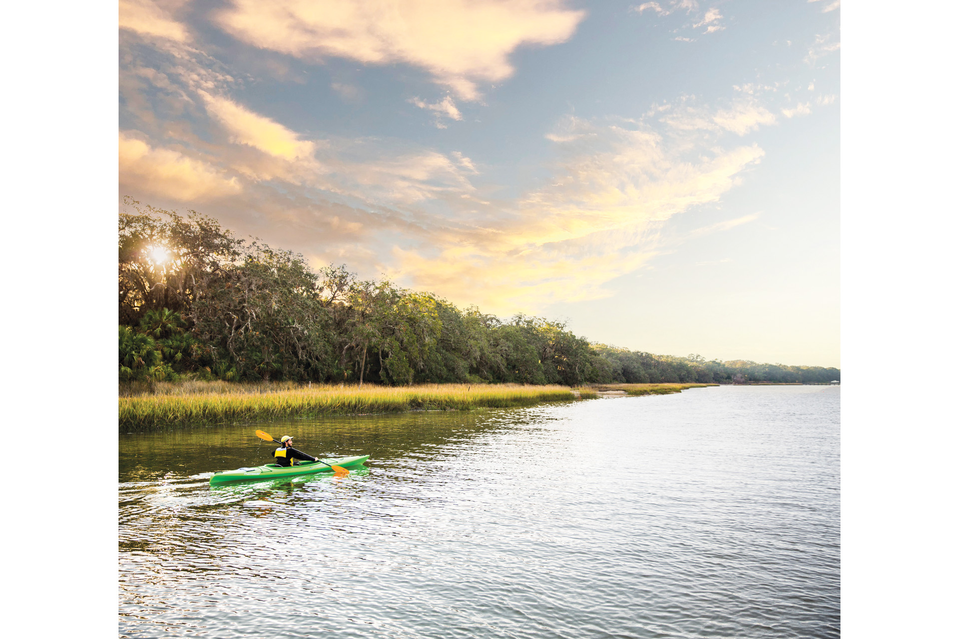 Kayaking on Cumberland Island