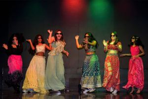 Pupils dancing to celebrate International Day