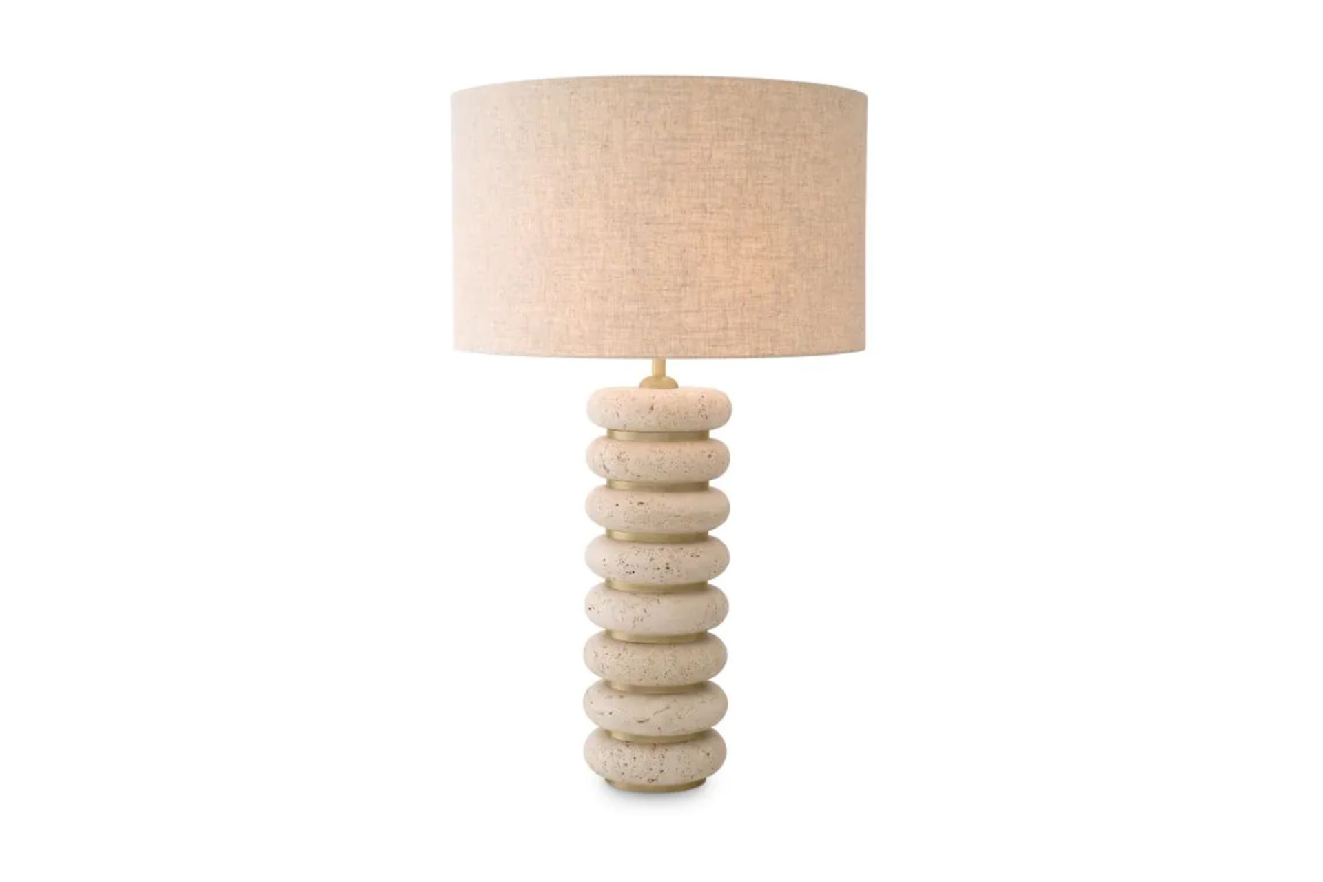 A pale pink lamp