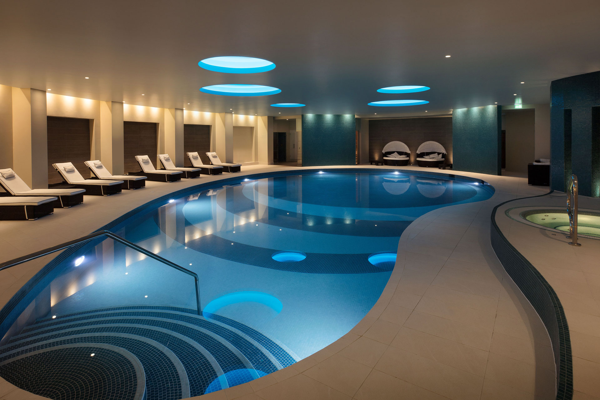 Basement pool at Leonardo Hotel Hinckley Island