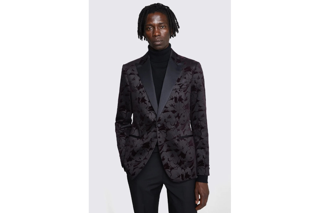 Man in black suit