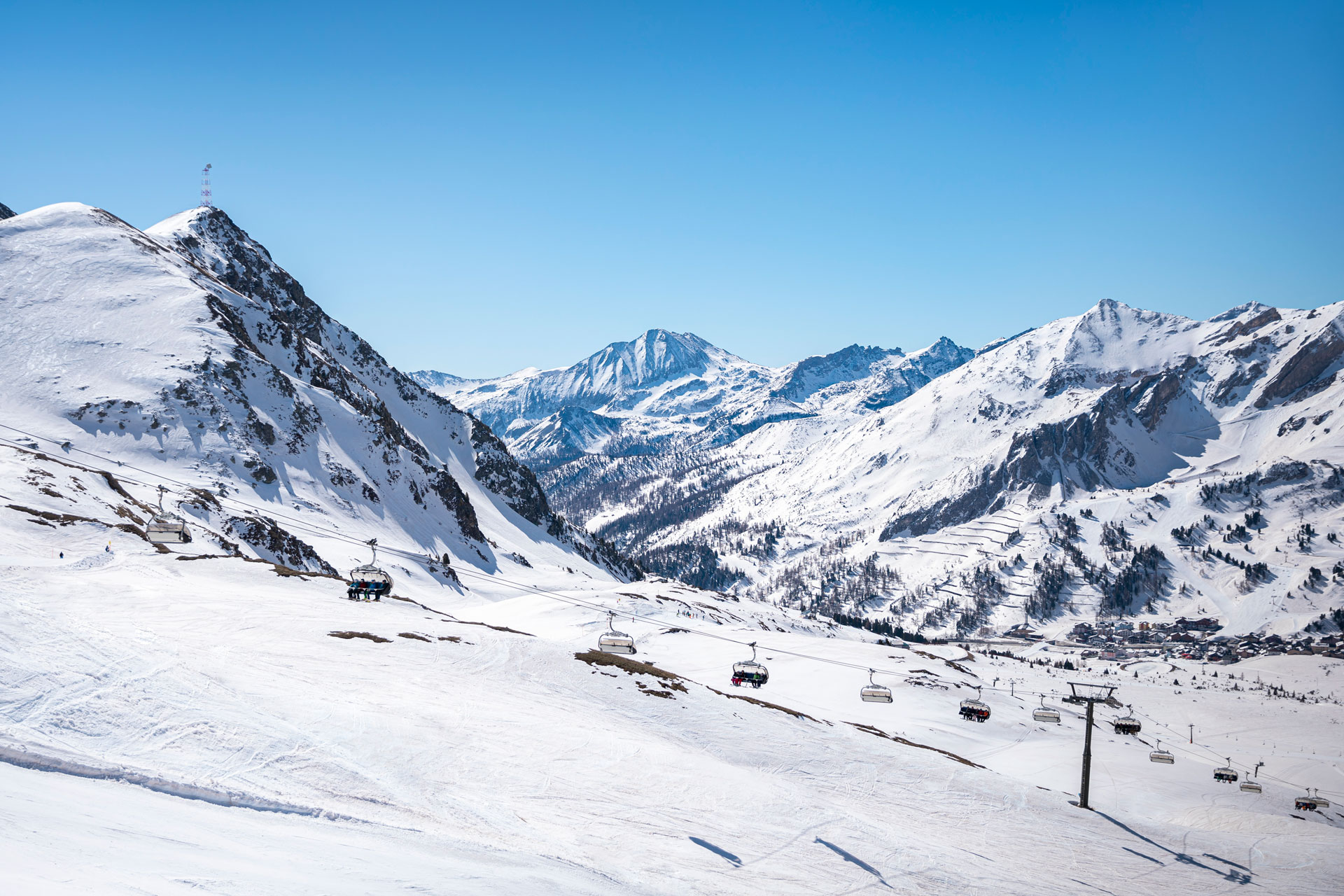 Ski slopes in Austria