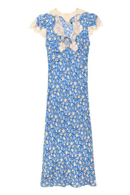 Blue spring dress