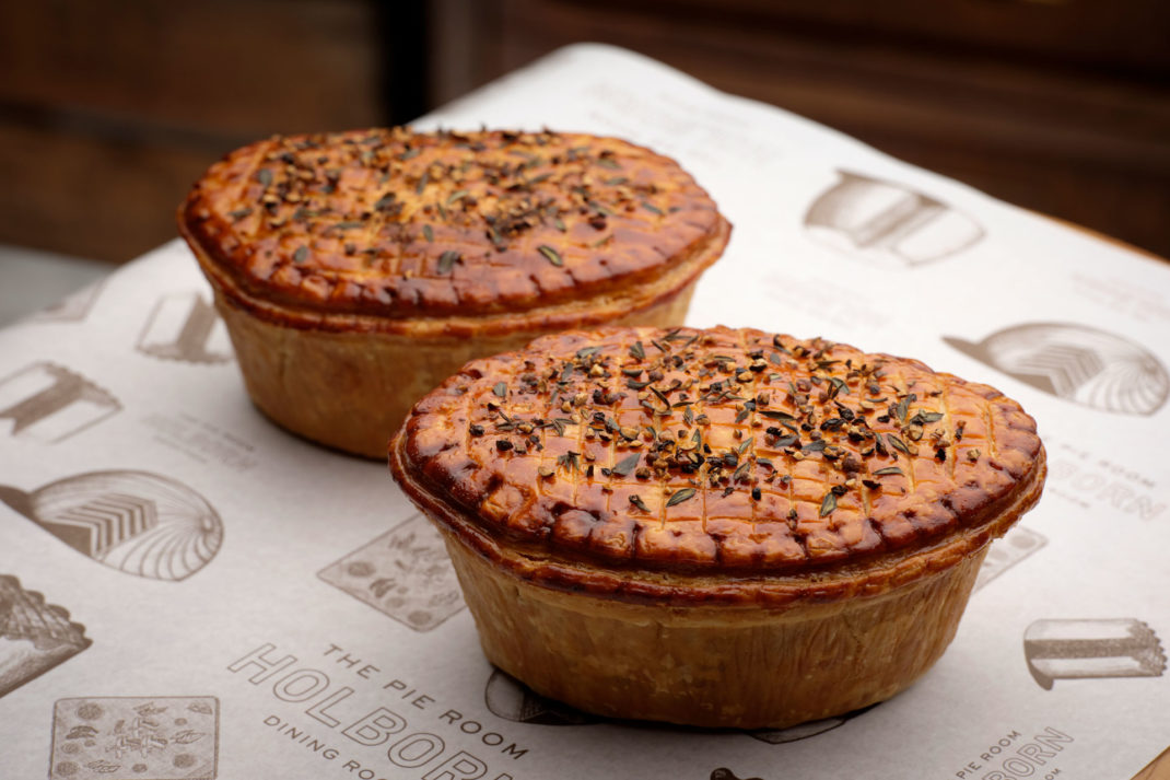 Steak pie from Rosewood London