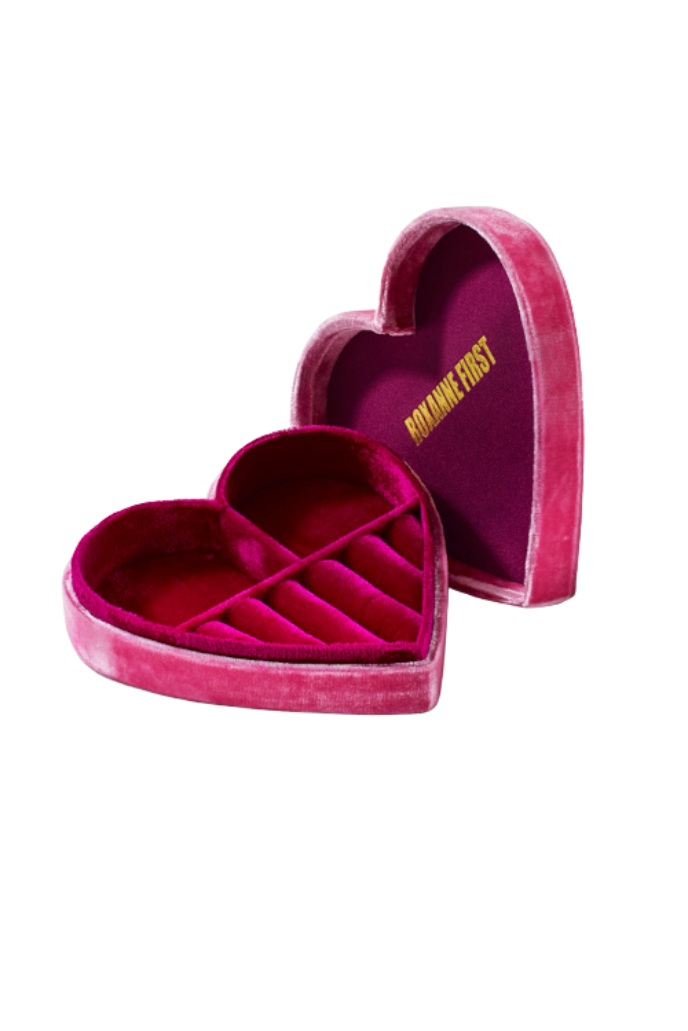 Heart-shaped jewellery box