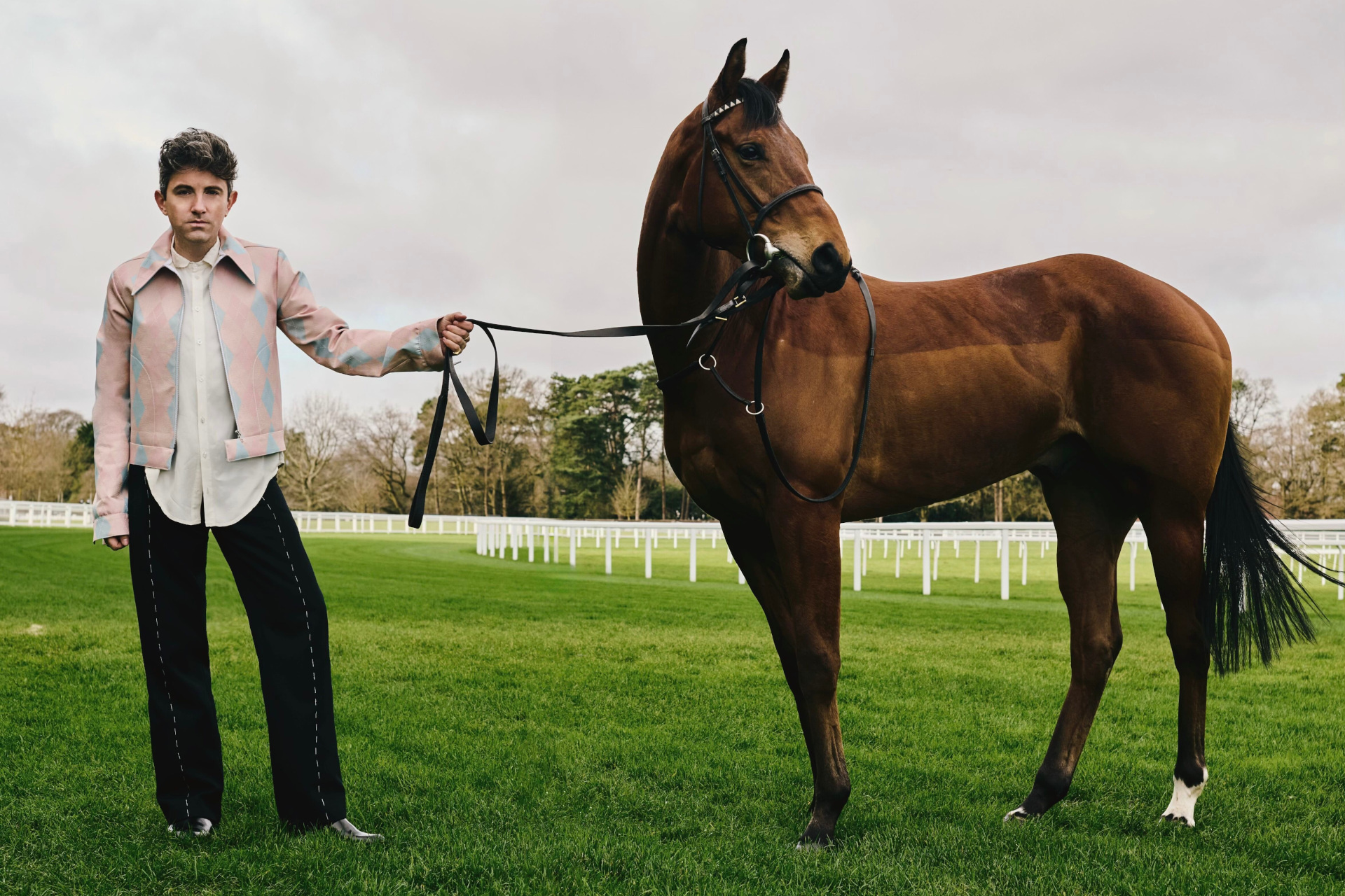 Daniel w. Fletcher with horse