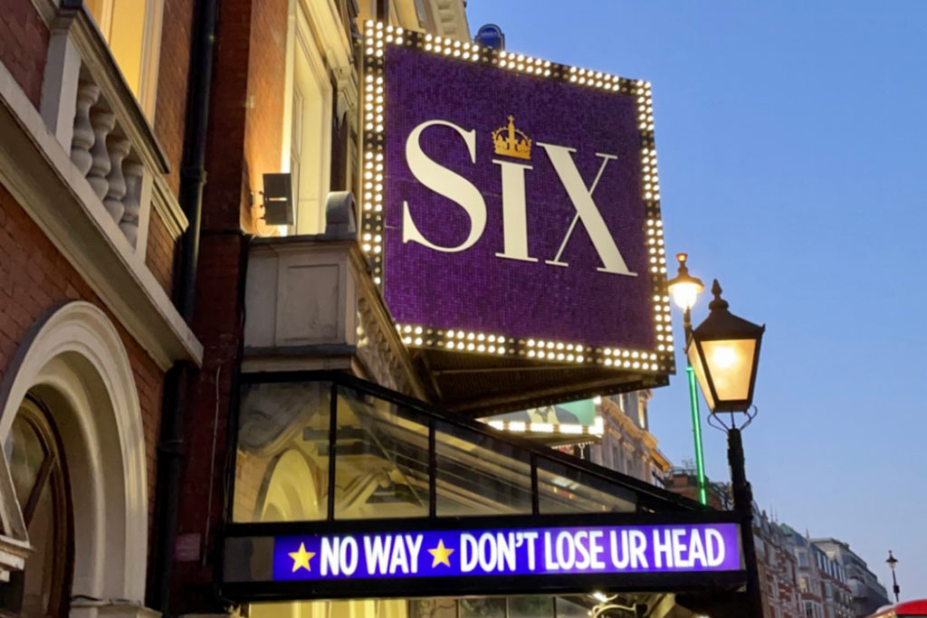 SIX at the Lyric Theatre in London