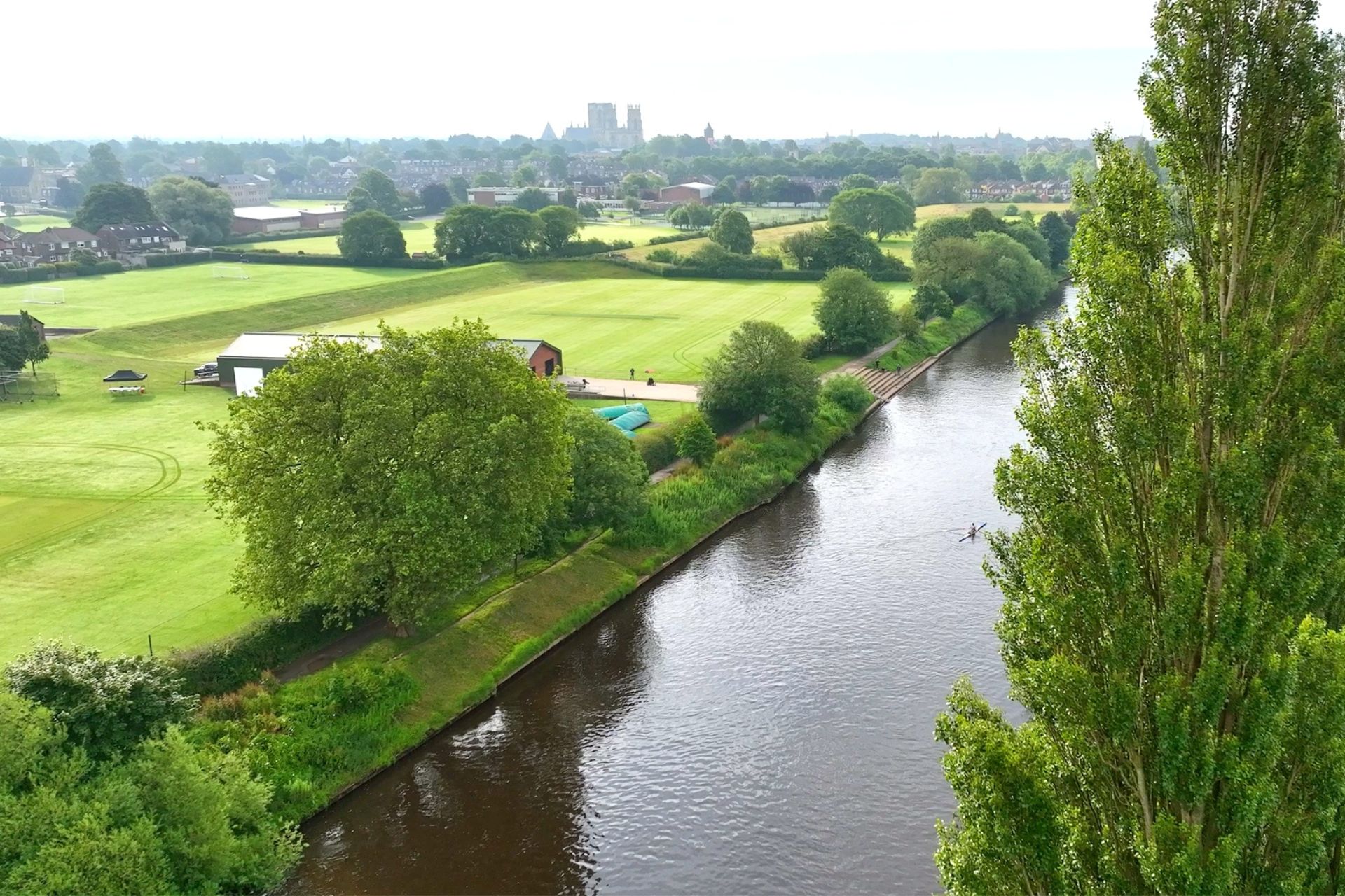 Green landscape of St Peter's York
