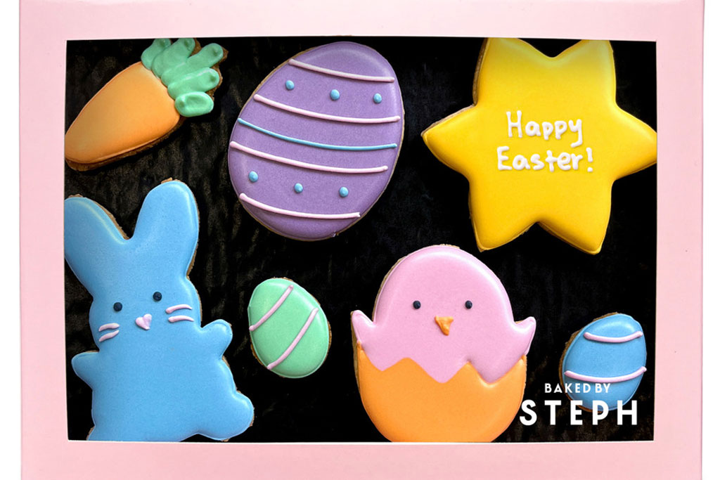 Baked By Steph Happy Easter Hand Iced Biscuits