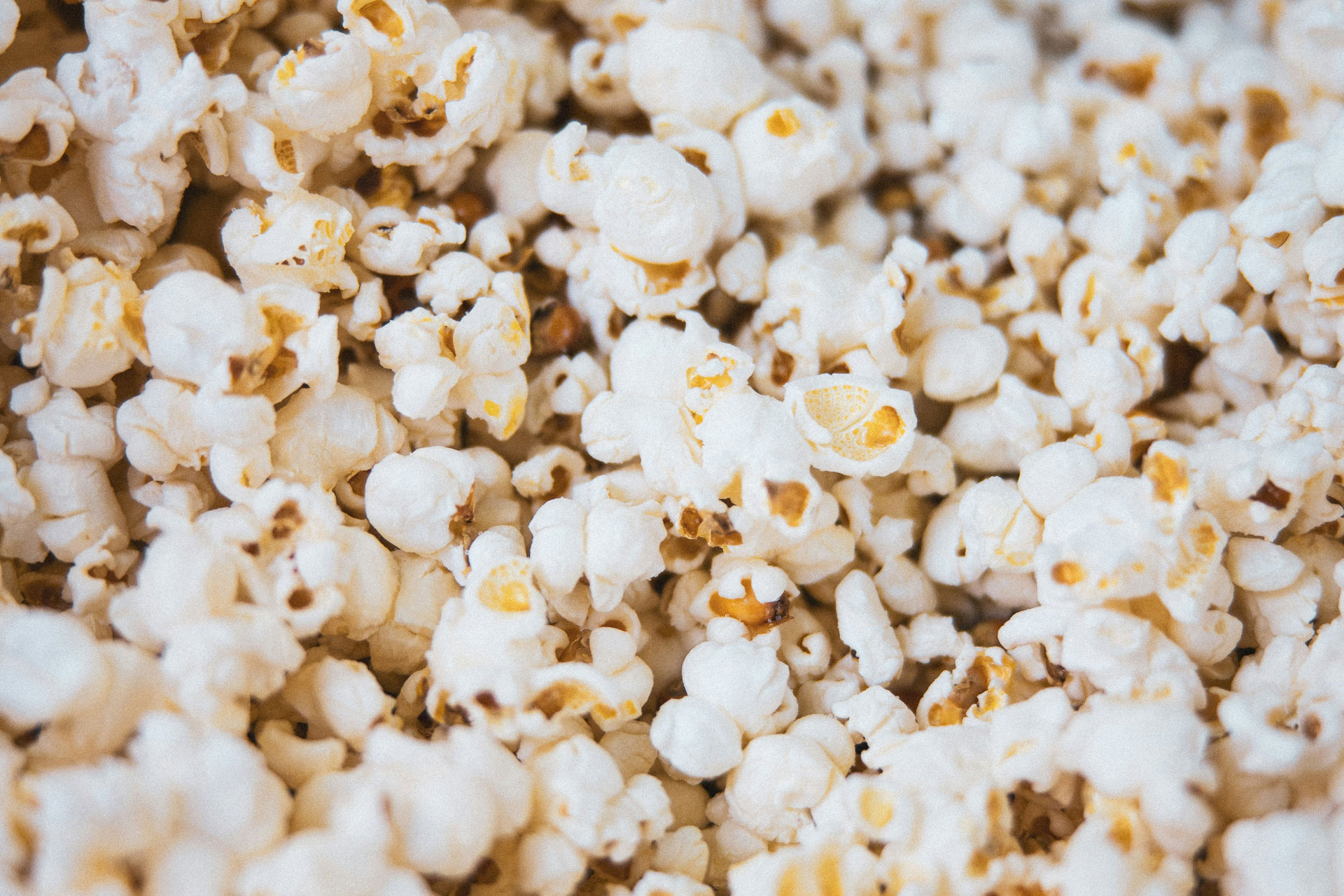 Close-up shot of popcorn