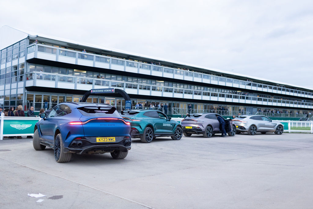 A fleet of the Aston Martin DBX707