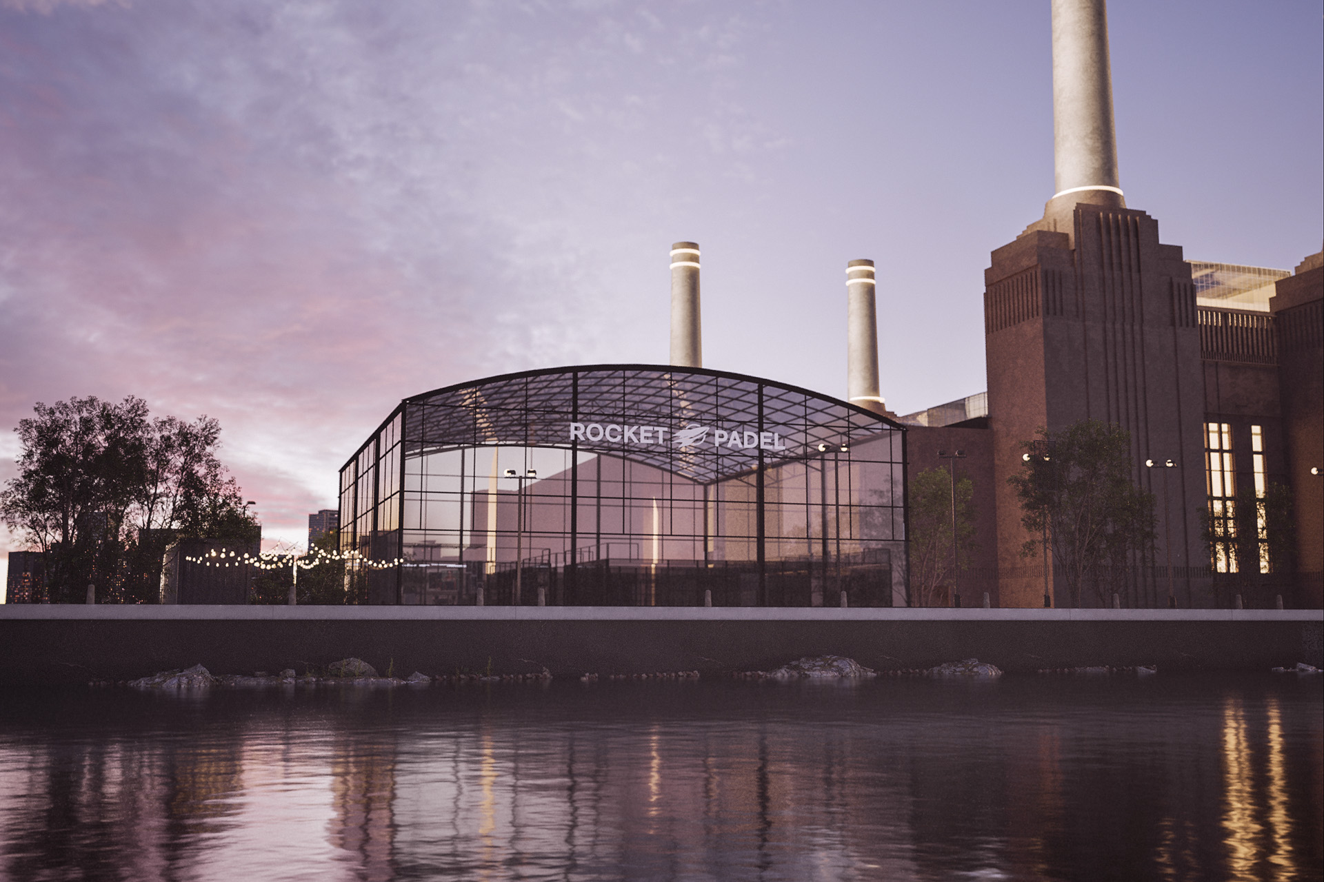 Rocket Padel's Battersea venue