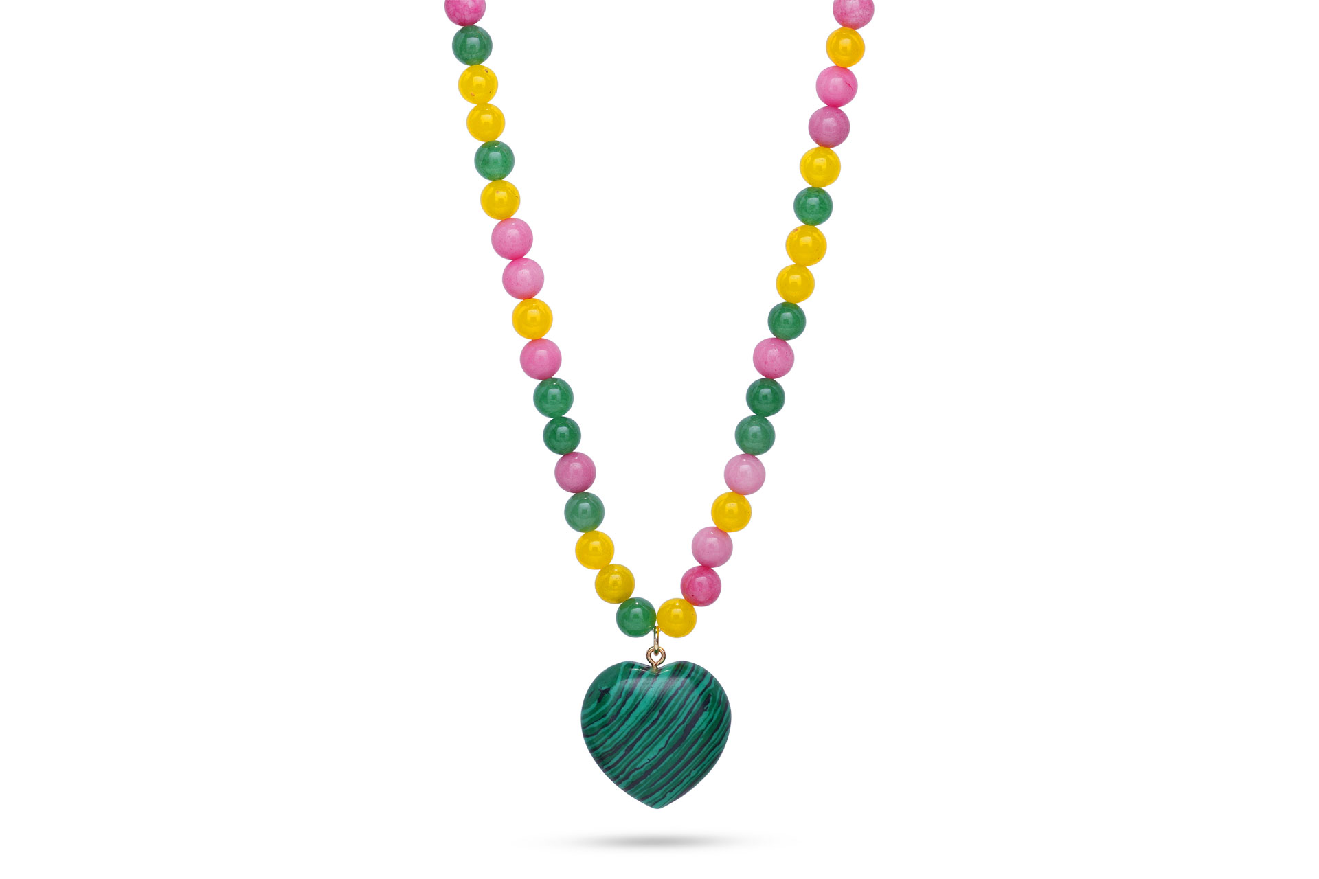 Crystal Haze Dua Necklace - Multicolor