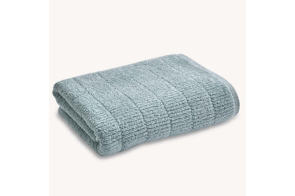 A blue towel