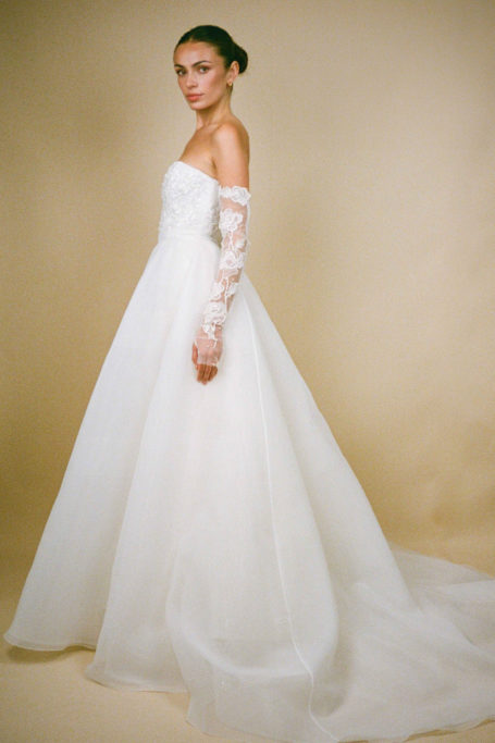 Woman in wedding dress