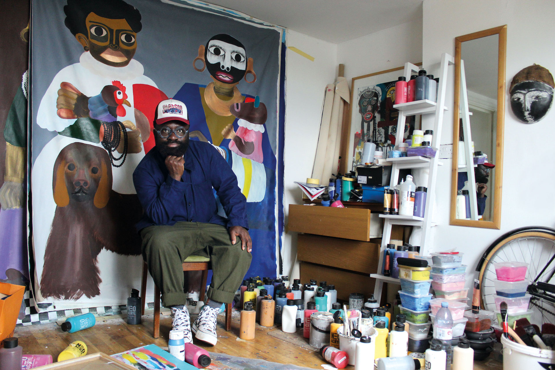 In the Studio with Artist Kojo Marfo