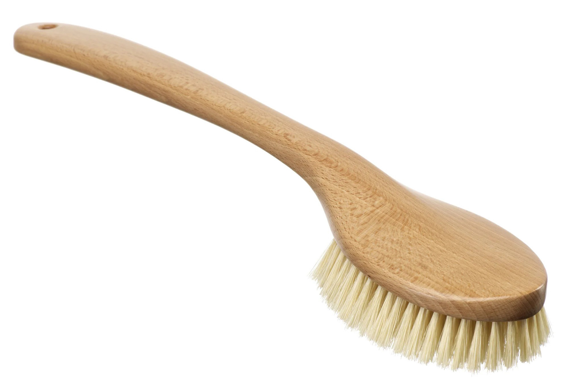 Wooden scrubbing brush