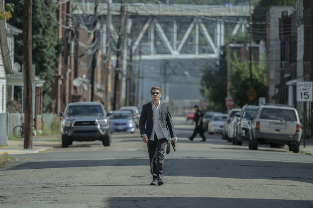 Jeremy Renner as Mike McLusky in season 2, episode 8 of the Paramount+ series MAYOR OF KINGSTOWN