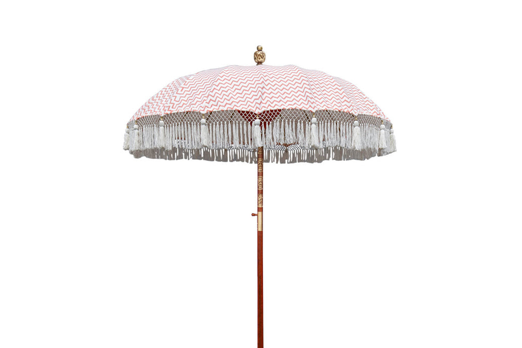 A pink parasol
