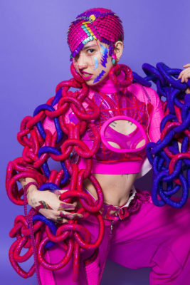 A colourful image from the V&A's Design & Disability exhibition