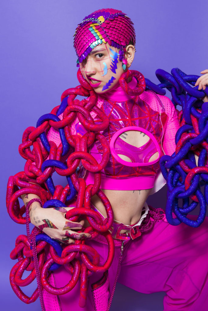A colourful image from the V&A's Design & Disability exhibition