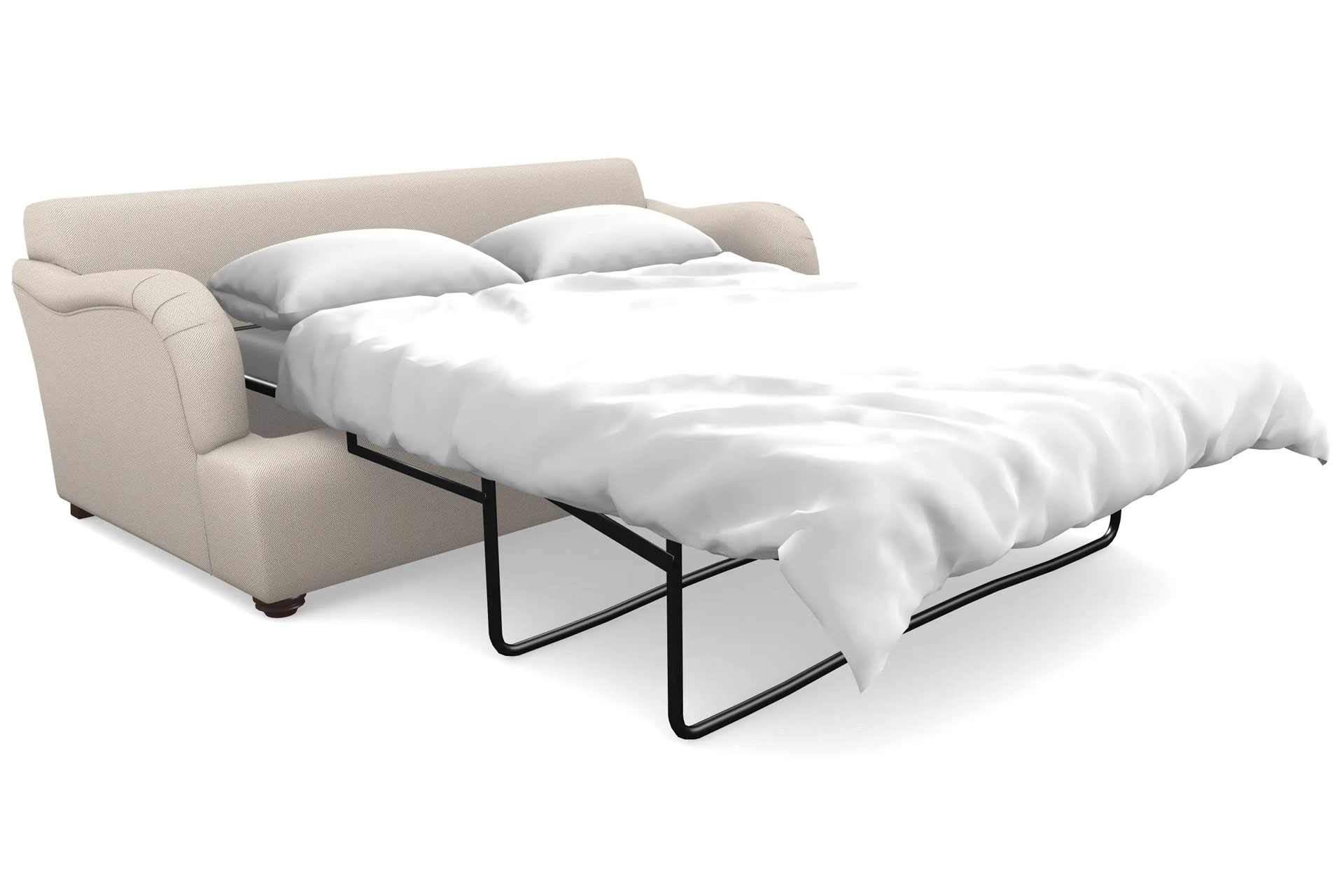 Beige sofa bed