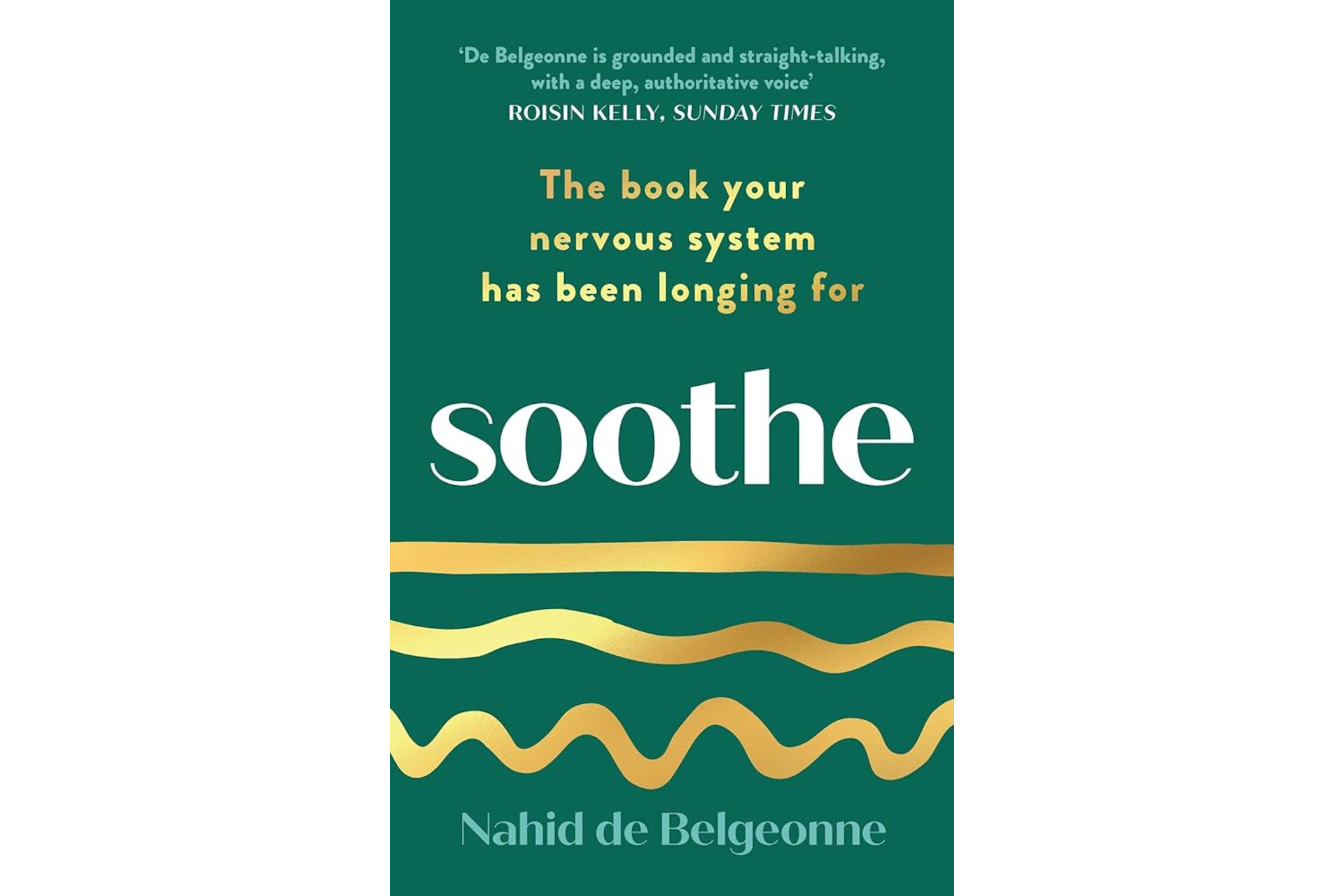 Green book cover for Soothe