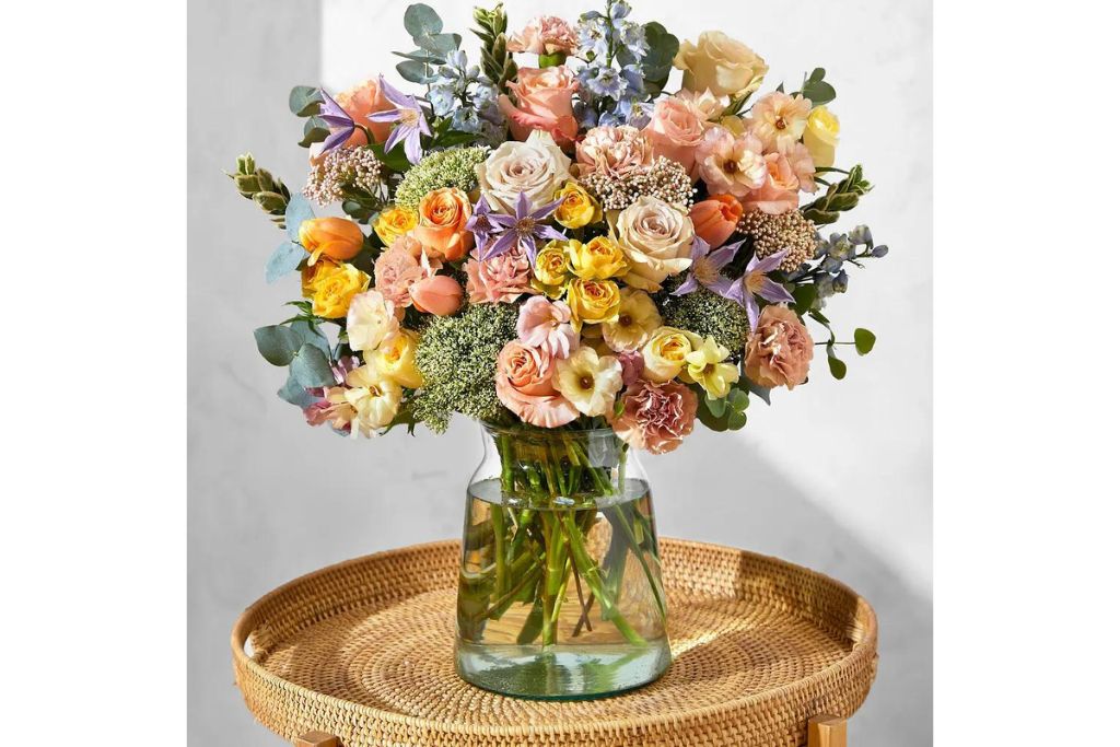 A large bunch of flowers