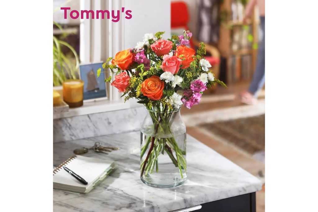 A bouquet of flowers for Mother's Day