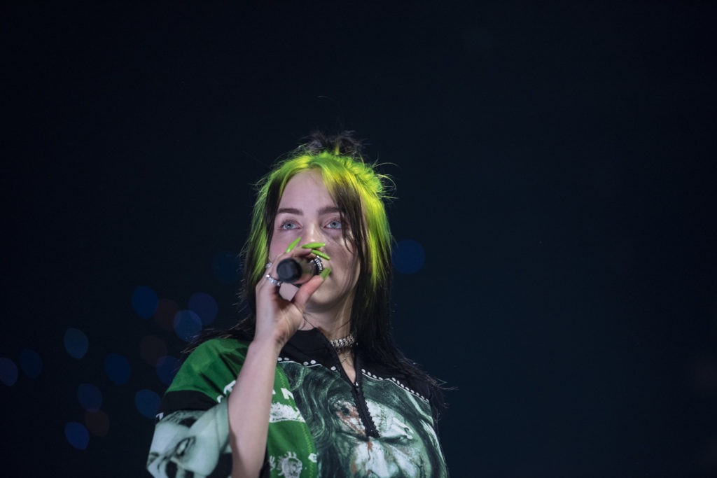 Billie Eilish performing at Austin City Limits in 2020