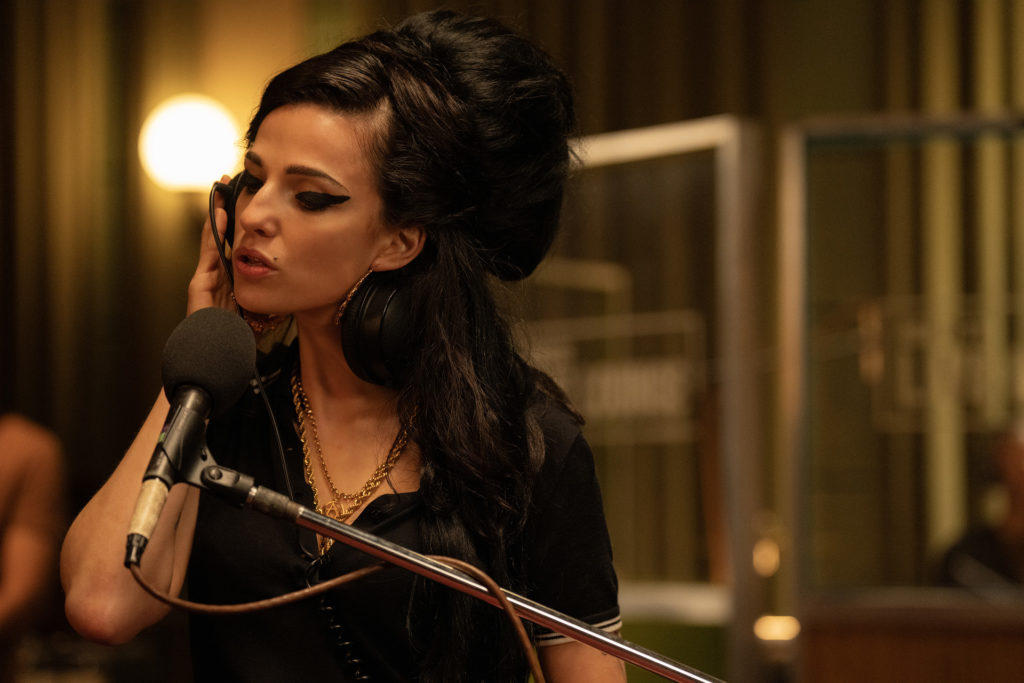 Marisa Abela stars as Amy Winehouse in director Sam Taylor-Johnson's BACK TO BLACK, a Focus Features release