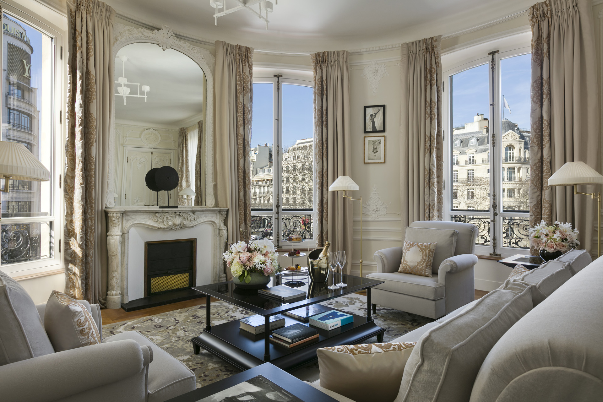 A hotel room in Paris