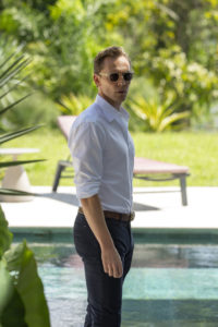 Tom Hiddleston as Jonathan Pine in The Night Manager series 2
