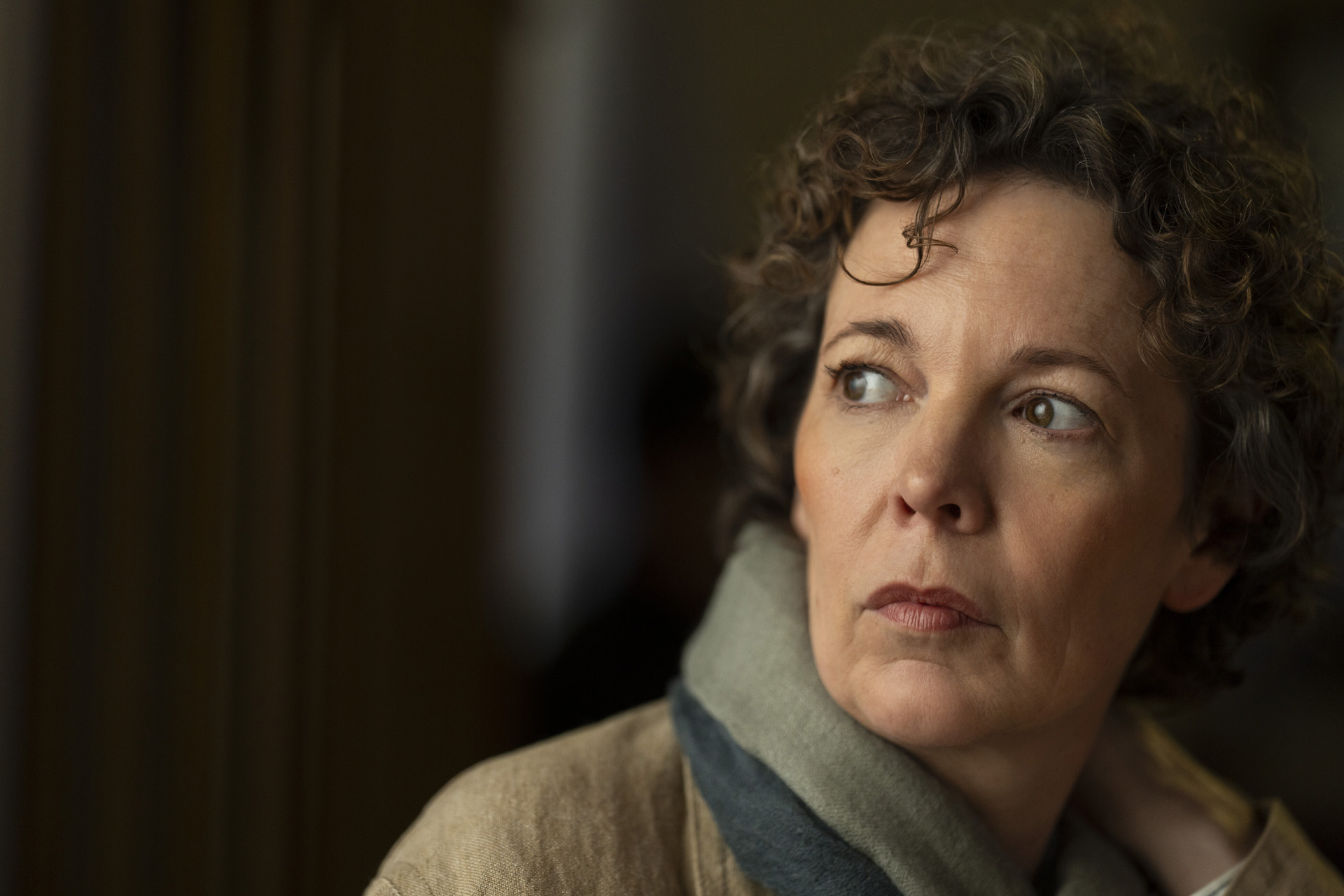 Olivia Colman as Angela Burr in in The Night Manager series 2.