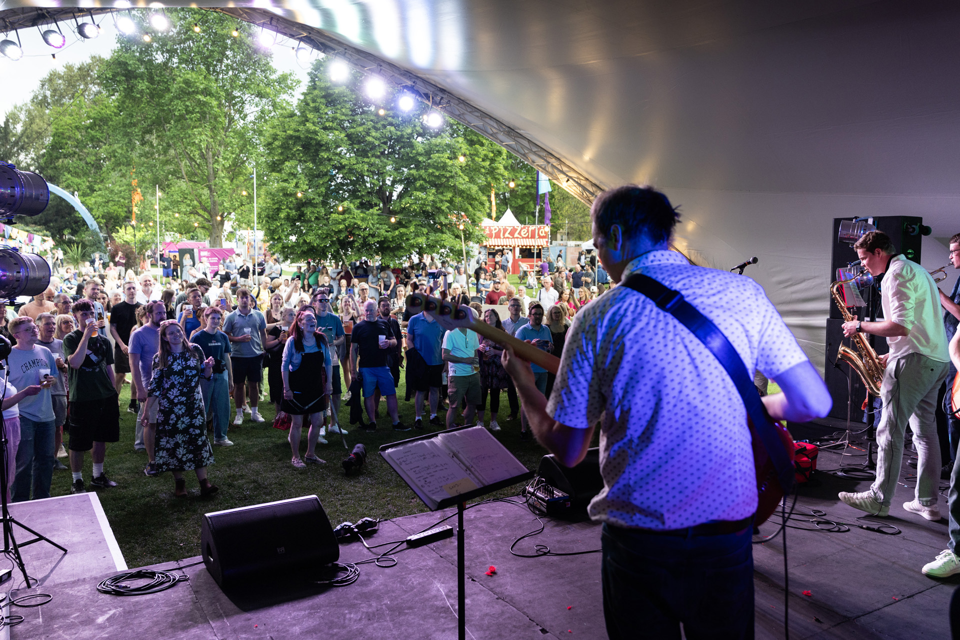 A concert at Cheltenham Jazz Festival