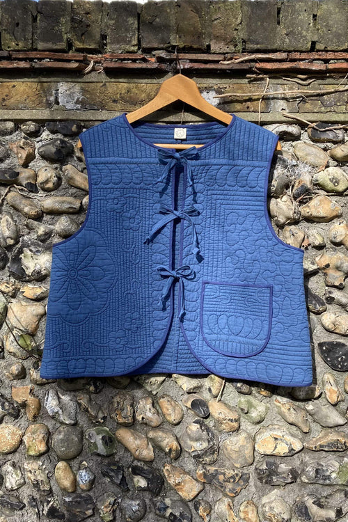 Vest hung up on wall