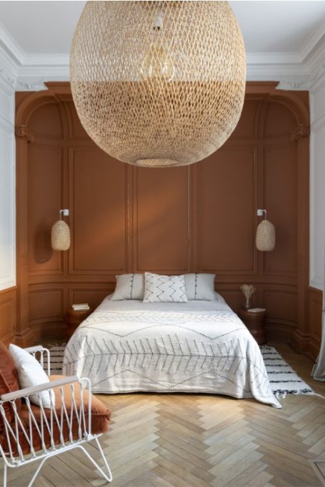 Brown bedroom