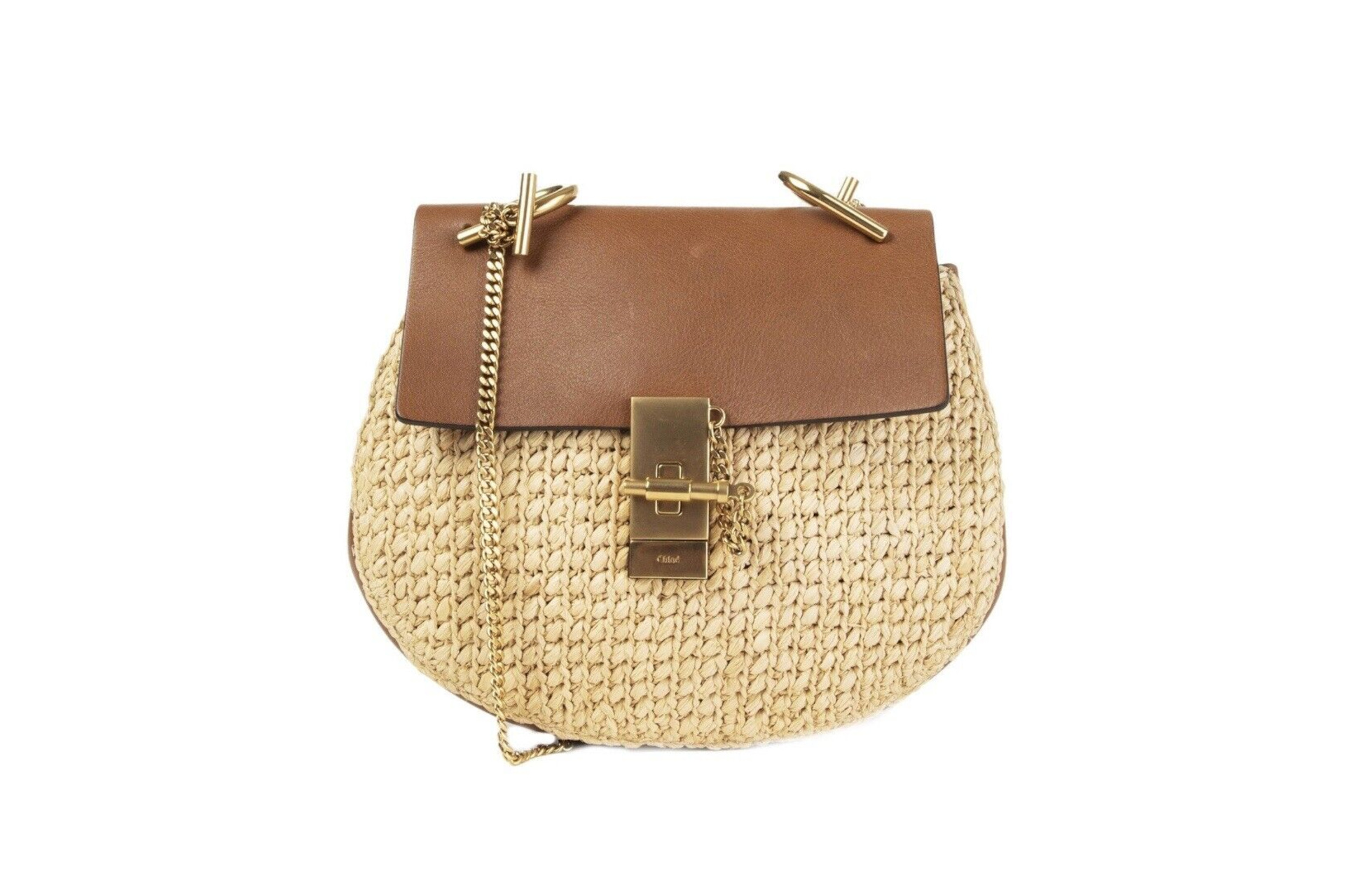Raffia handbag