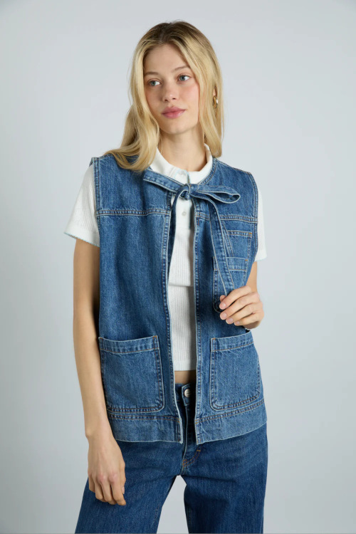 Denim vest